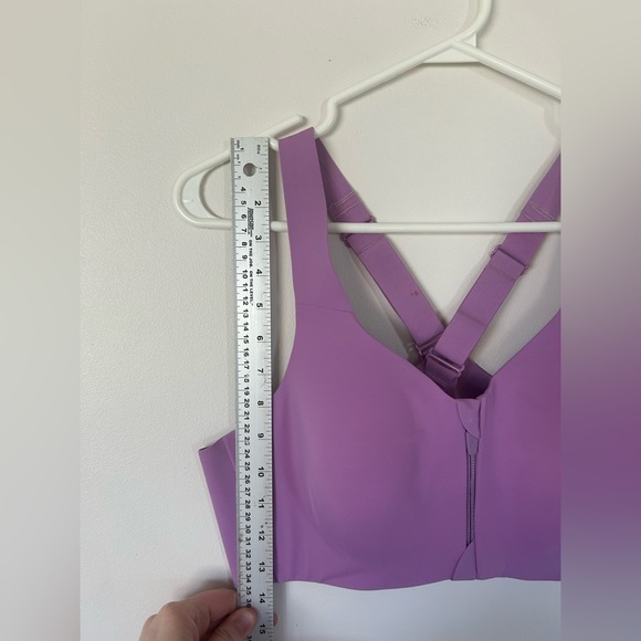 Knix Catalyst Front Zip Sports Bra Amethyst Size 5 - Picture 4 of 10